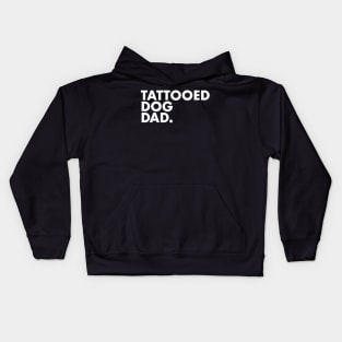 Tattooed Dog Dad Kids Hoodie